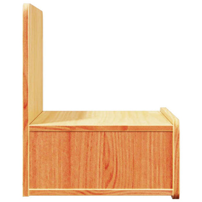 vidaXL Nachttisch Wachsbraun 44 x 32,5 x 40 cm Massivholz Kiefer