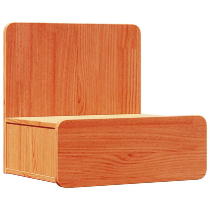 vidaXL Nachttisch 2 pcs Wachsbraun 44 x 32,5 x 40 cm Massivholz Kiefer