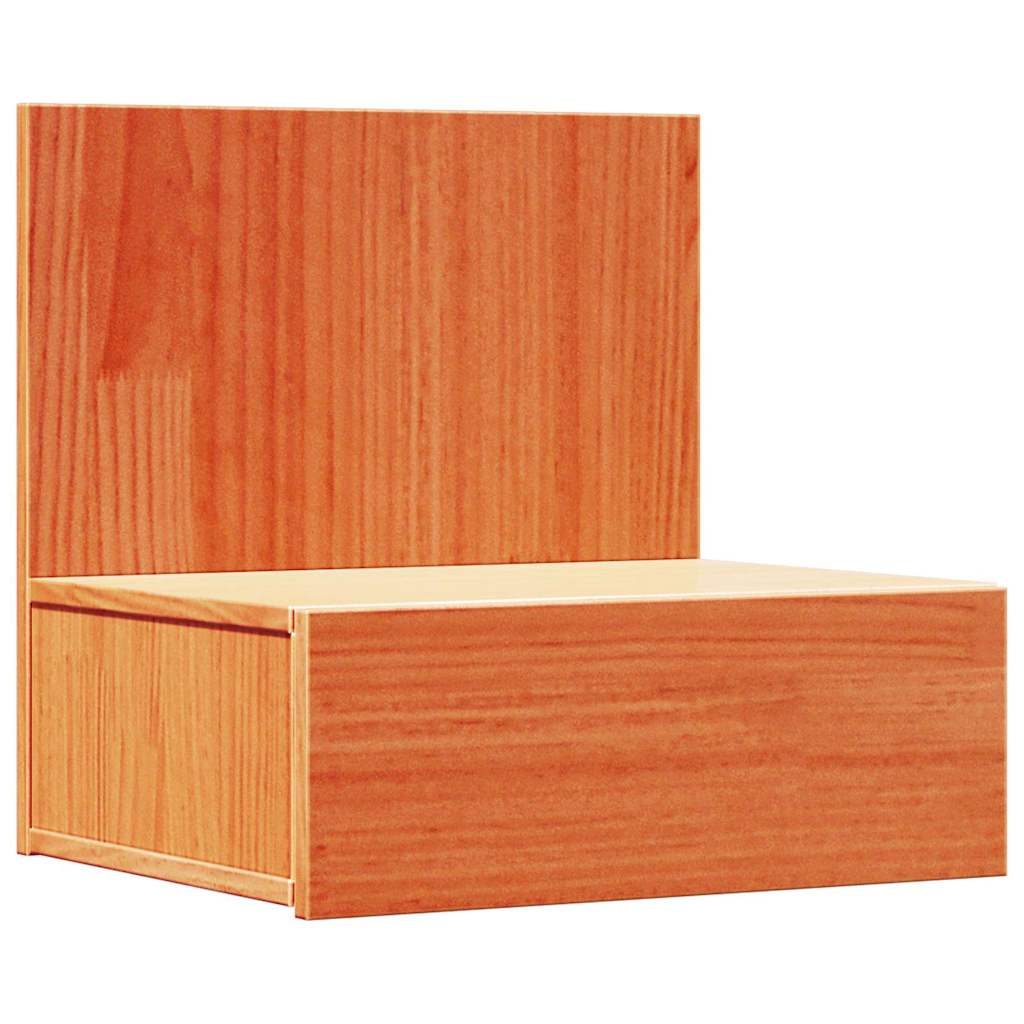 vidaXL Nachttisch 2 pcs Wachsbraun 42 x 32,5 x 40 cm Massivholz Kiefer