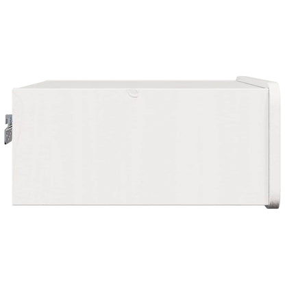vidaXL Nachttisch 2 pcs Weiß 39 x 34 x 16,5 cm Massivholz Kiefer