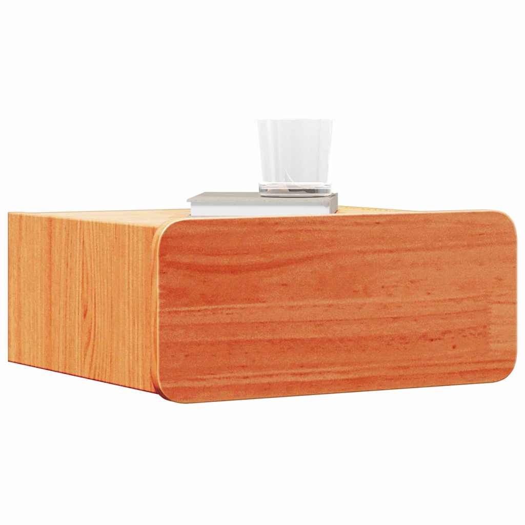 vidaXL Nachttisch Wachsbraun 39 x 34 x 16,5 cm Massivholz Kiefer