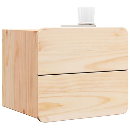 vidaXL Nachttisch Braun 39 x 34 x 33 cm Massivholz Kiefer
