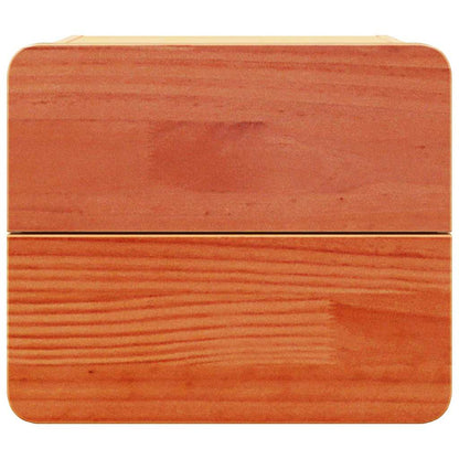 vidaXL Nachttisch Wachsbraun 39 x 34 x 33 cm Massivholz Kiefer