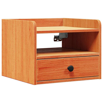 vidaXL Nachttisch Wachsbraun 38 x 36 x 29,5 cm Massivholz Kiefer
