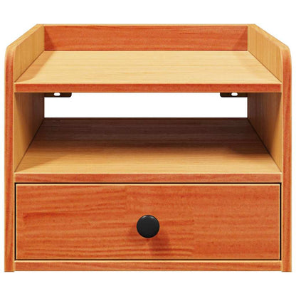 vidaXL Nachttisch Wachsbraun 38 x 36 x 29,5 cm Massivholz Kiefer