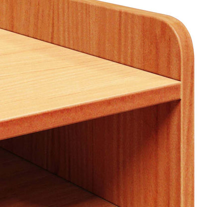 vidaXL Tables de chevet 2 pcs marron ciré 38 x 36 x 29,5 cm bois de pin massif