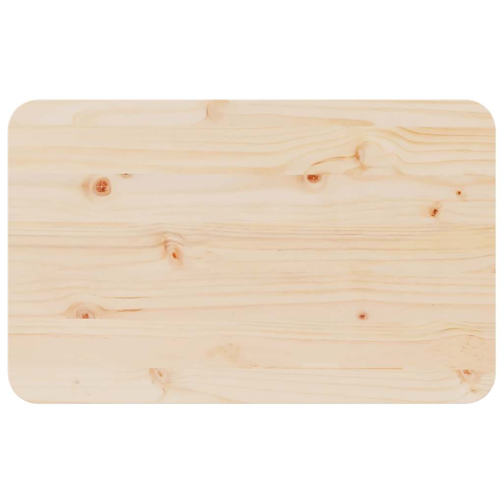 vidaXL Couchtisch Natur 80 x 50 x 31 cm Massivholz Kiefer