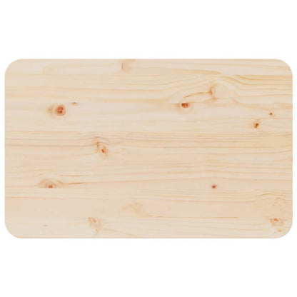 vidaXL Couchtisch Natur 80 x 50 x 31 cm Massivholz Kiefer