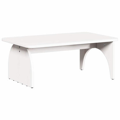 vidaXL Couchtisch Weiß 80 x 50 x 31 cm Massivholz Kiefer