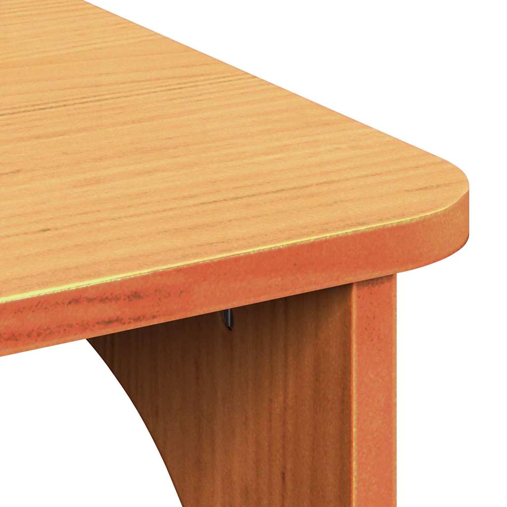 vidaXL Couchtisch Wachsbraun 80 x 50 x 31 cm Massivholz Kiefer