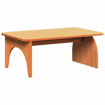 vidaXL Couchtisch Wachsbraun 80 x 50 x 31 cm Massivholz Kiefer