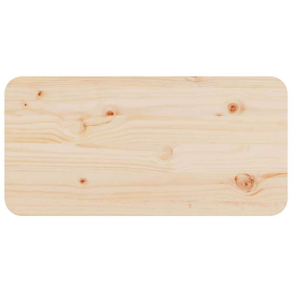 vidaXL Couchtisch Natur 80 x 39,5 x 33,5 cm Massivholz Kiefer