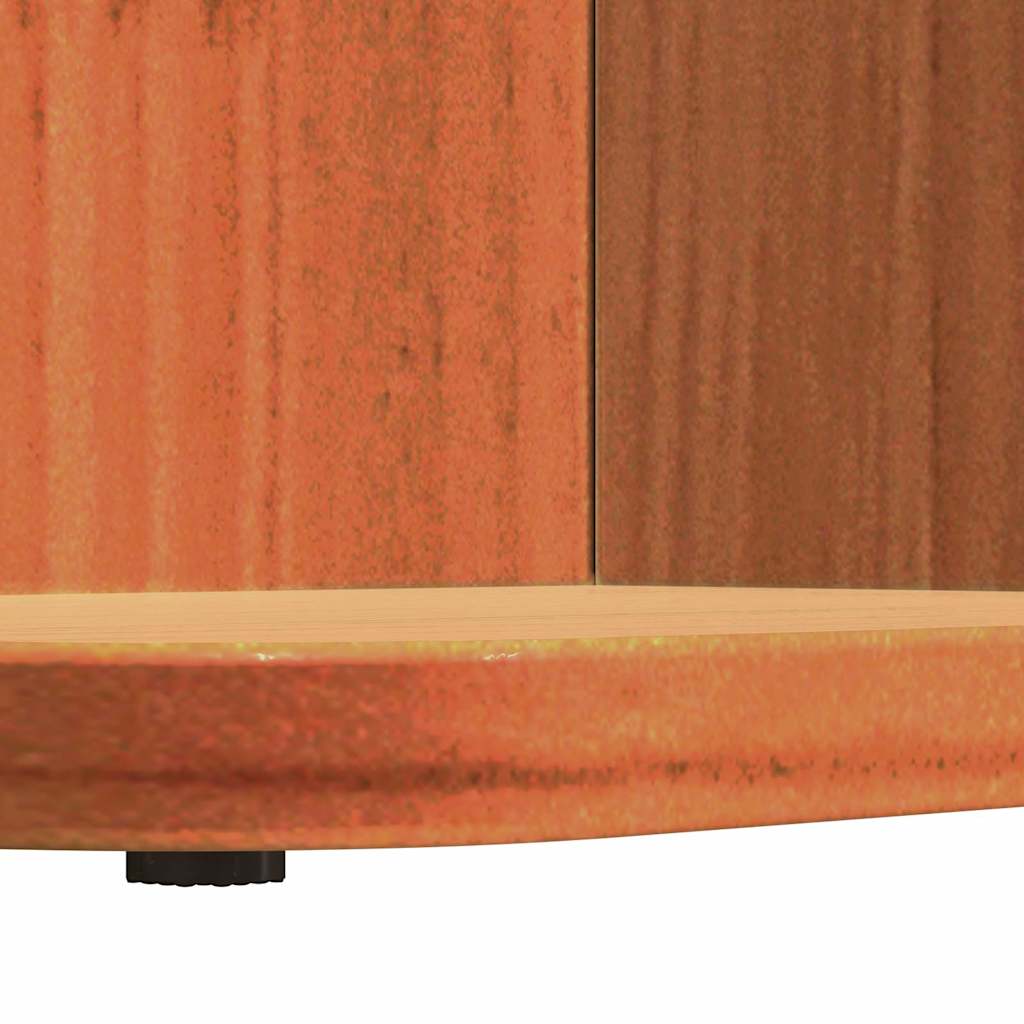 vidaXL Couchtisch Wachsbraun 80 x 39,5 x 33,5 cm Massivholz Kiefer