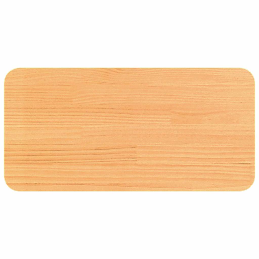 vidaXL Couchtisch Wachsbraun 80 x 39,5 x 33,5 cm Massivholz Kiefer