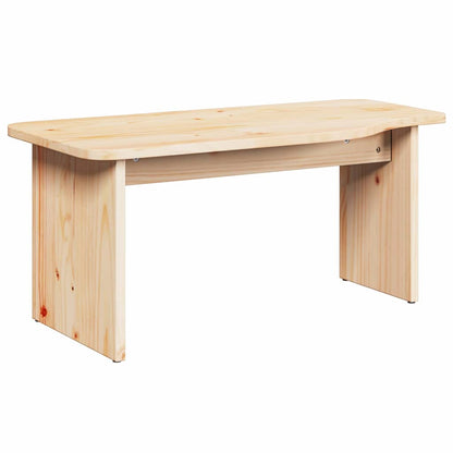 vidaXL Couchtisch 2 pcs Natur Massivholz Kiefer
