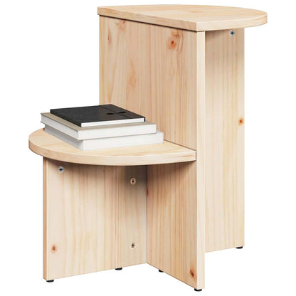 vidaXL Couchtisch Natur 50 x 40 x 50 cm Massivholz Kiefer