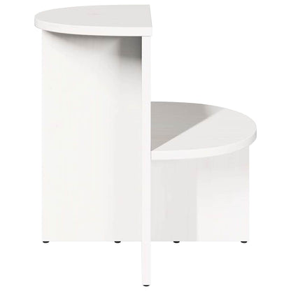 vidaXL Couchtisch Weiß 50 x 40 x 50 cm Massivholz Kiefer