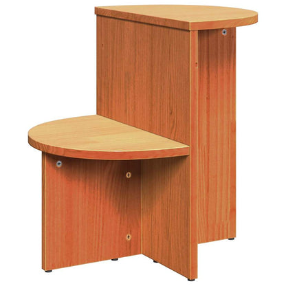 vidaXL Couchtisch Wachsbraun 50 x 40 x 50 cm Massivholz Kiefer