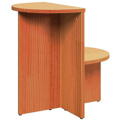 vidaXL Couchtisch Wachsbraun 50 x 40 x 50 cm Massivholz Kiefer