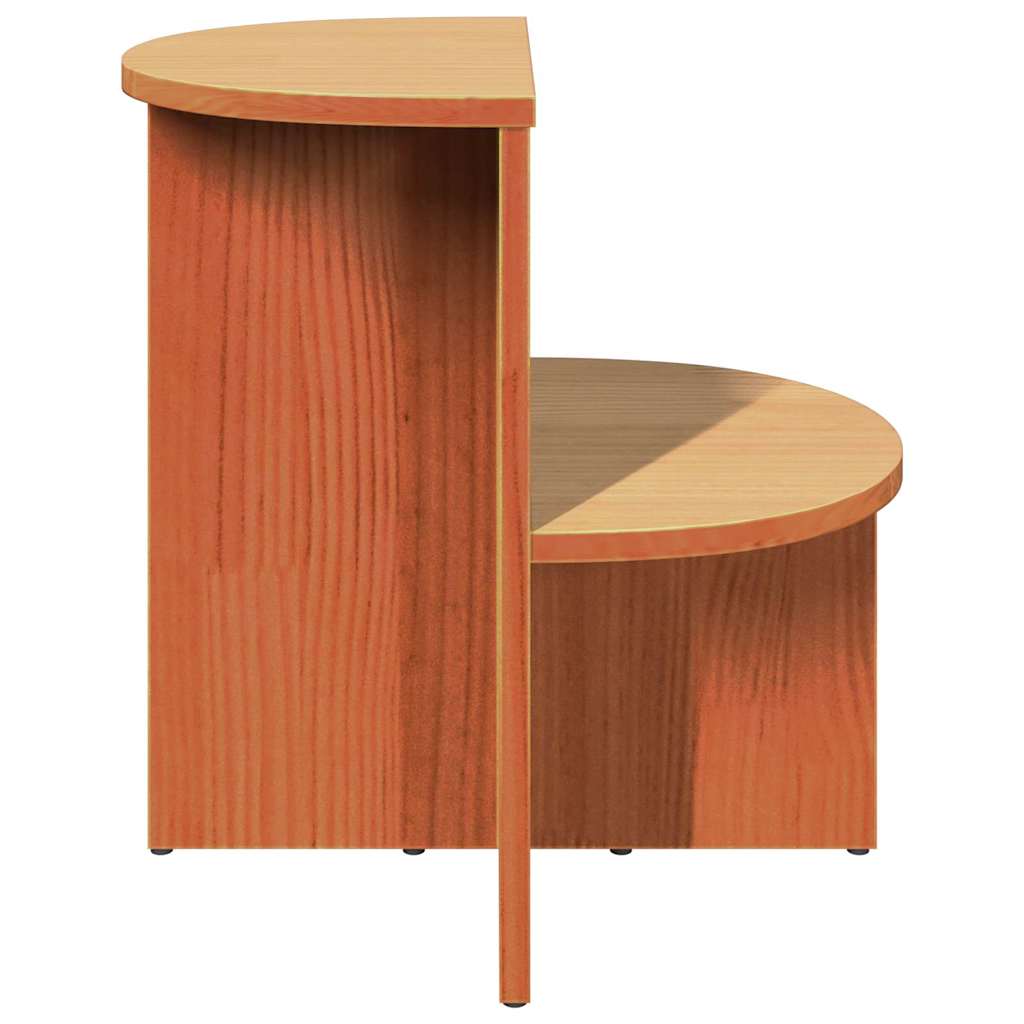 vidaXL Couchtisch Wachsbraun 50 x 40 x 50 cm Massivholz Kiefer