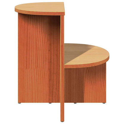 vidaXL Couchtisch Wachsbraun 50 x 40 x 50 cm Massivholz Kiefer