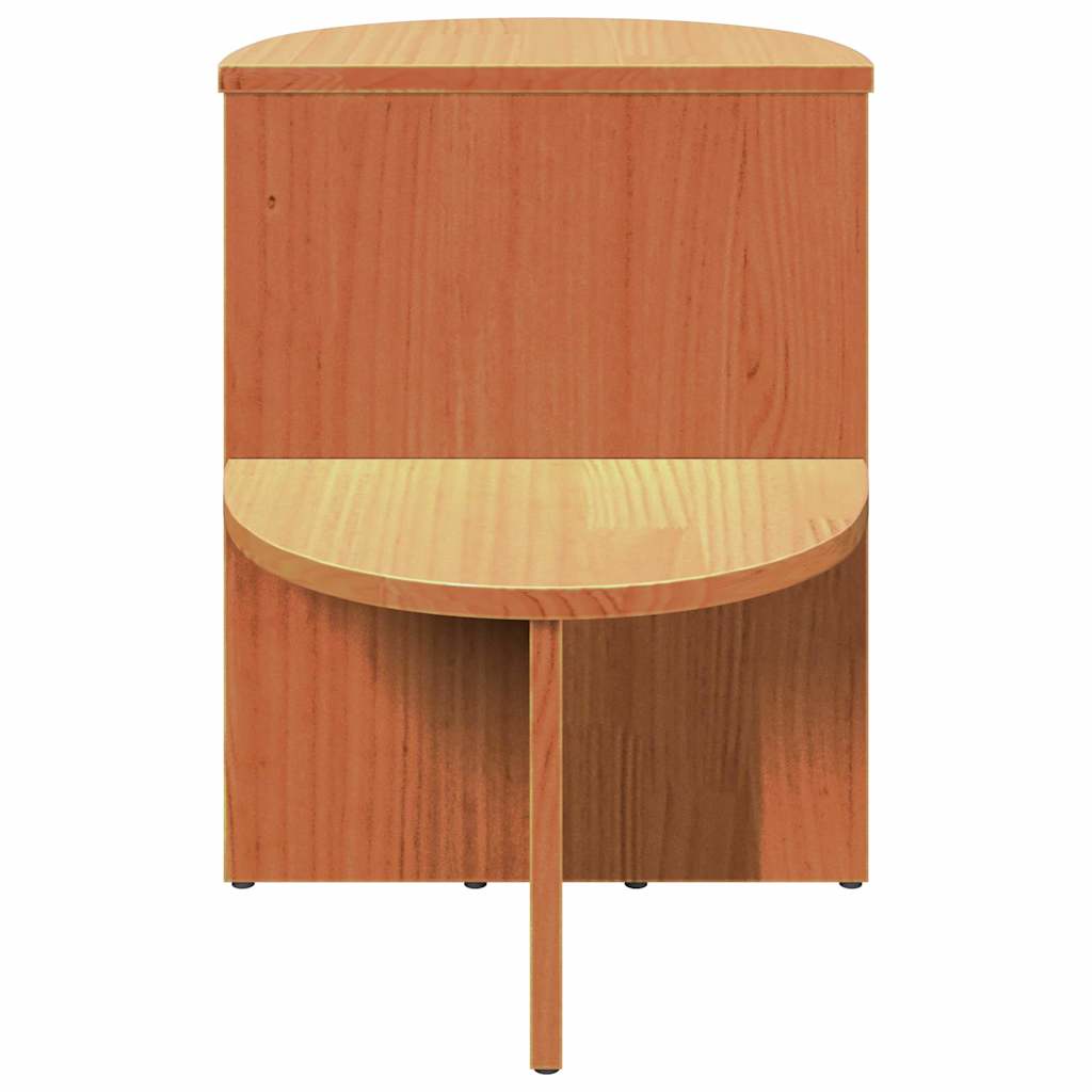 vidaXL Couchtisch Wachsbraun 50 x 40 x 50 cm Massivholz Kiefer