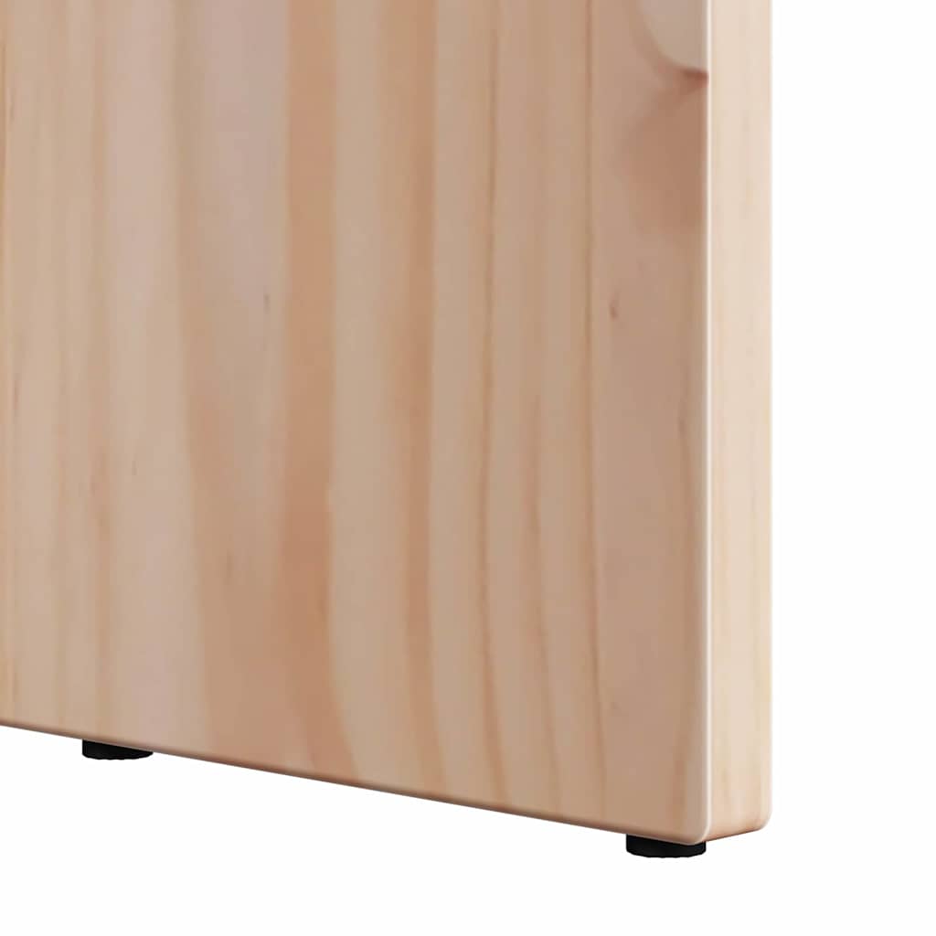 vidaXL Couchtisch Natur 50 x 50 x 35 cm Massivholz Kiefer