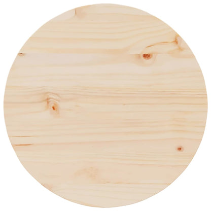 vidaXL Couchtisch Natur 50 x 50 x 35 cm Massivholz Kiefer
