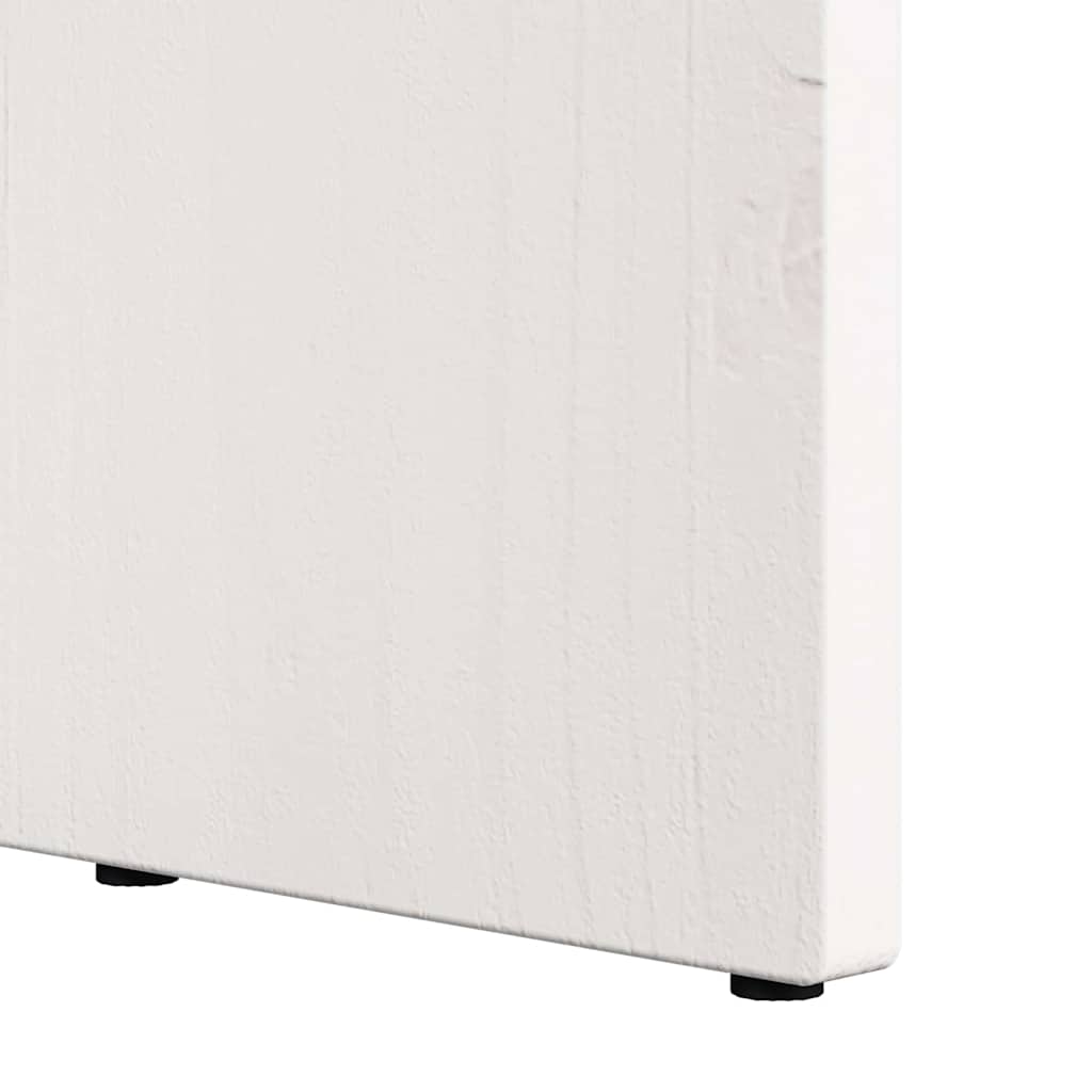 vidaXL Couchtisch Weiß 50 x 50 x 35 cm Massivholz Kiefer