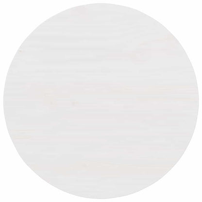 vidaXL Couchtisch Weiß 50 x 50 x 35 cm Massivholz Kiefer