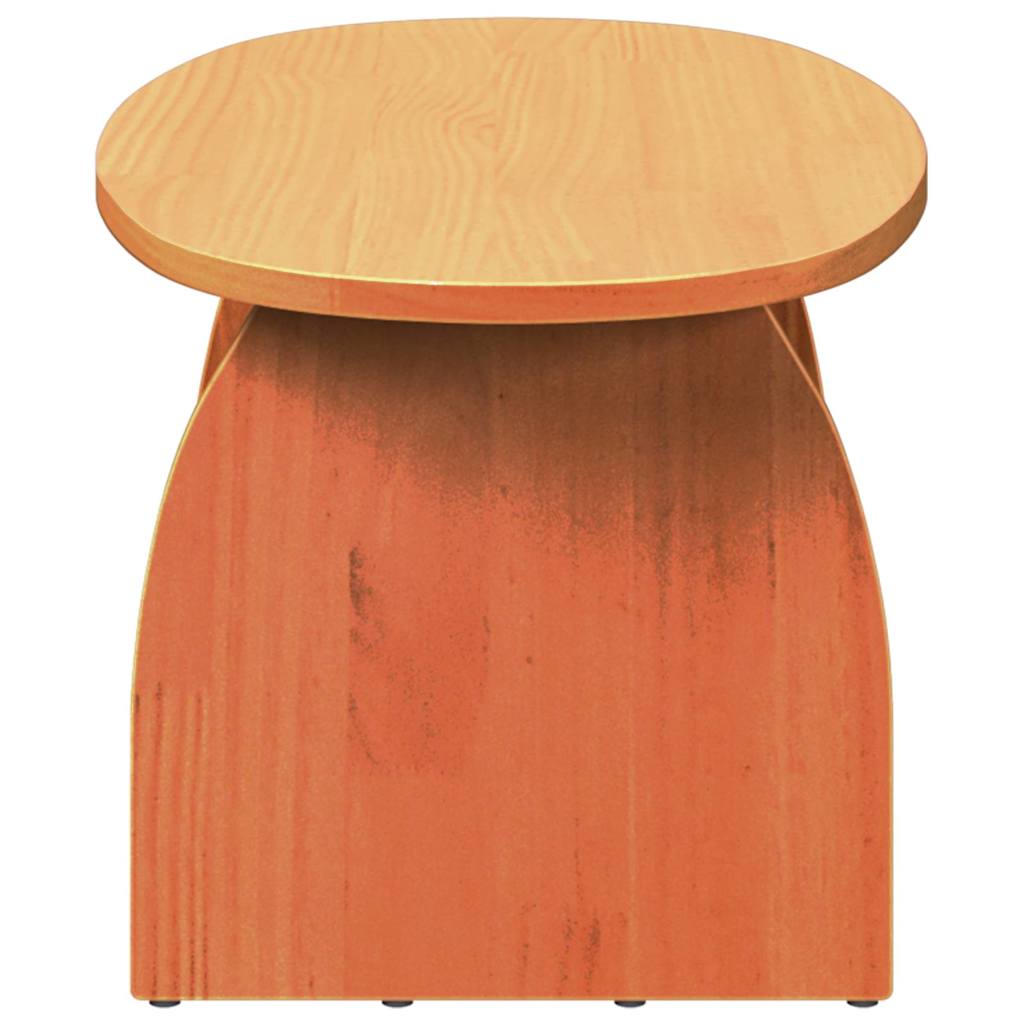 Couchtisch Wachsbraun 80 x 40 x 35 cm Massives Kiefernholz