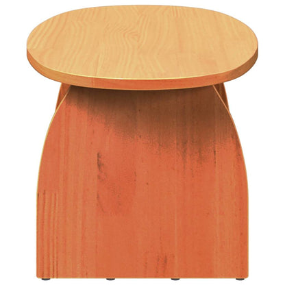 Couchtisch Wachsbraun 80 x 40 x 35 cm Massives Kiefernholz