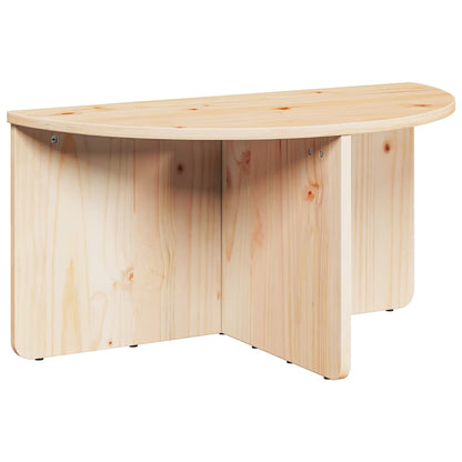 vidaXL Couchtisch 2 pcs Natur Massivholz Kiefer