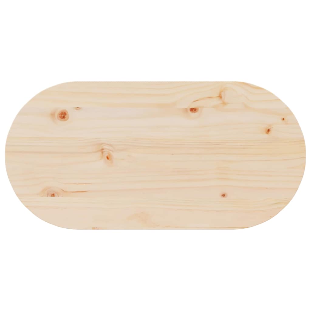 vidaXL Couchtisch Natur 80 x 39,5 x 35 cm Massivholz Kiefer