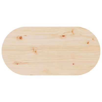 vidaXL Couchtisch Natur 80 x 39,5 x 35 cm Massivholz Kiefer