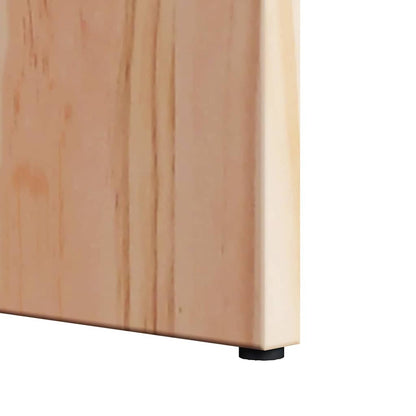 vidaXL Couchtisch 2 pcs Natur Massivholz Kiefer