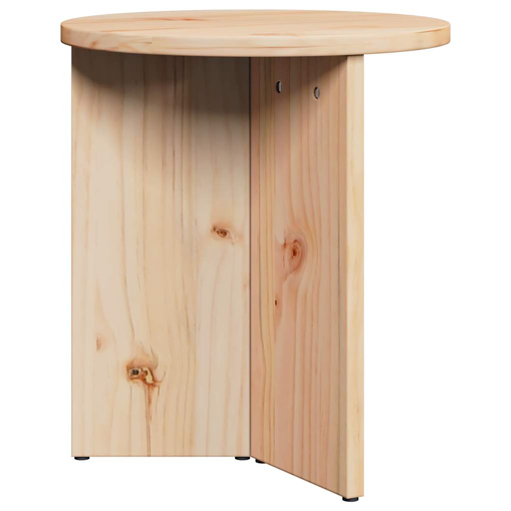 vidaXL Couchtisch 2 pcs Natur Massivholz Kiefer