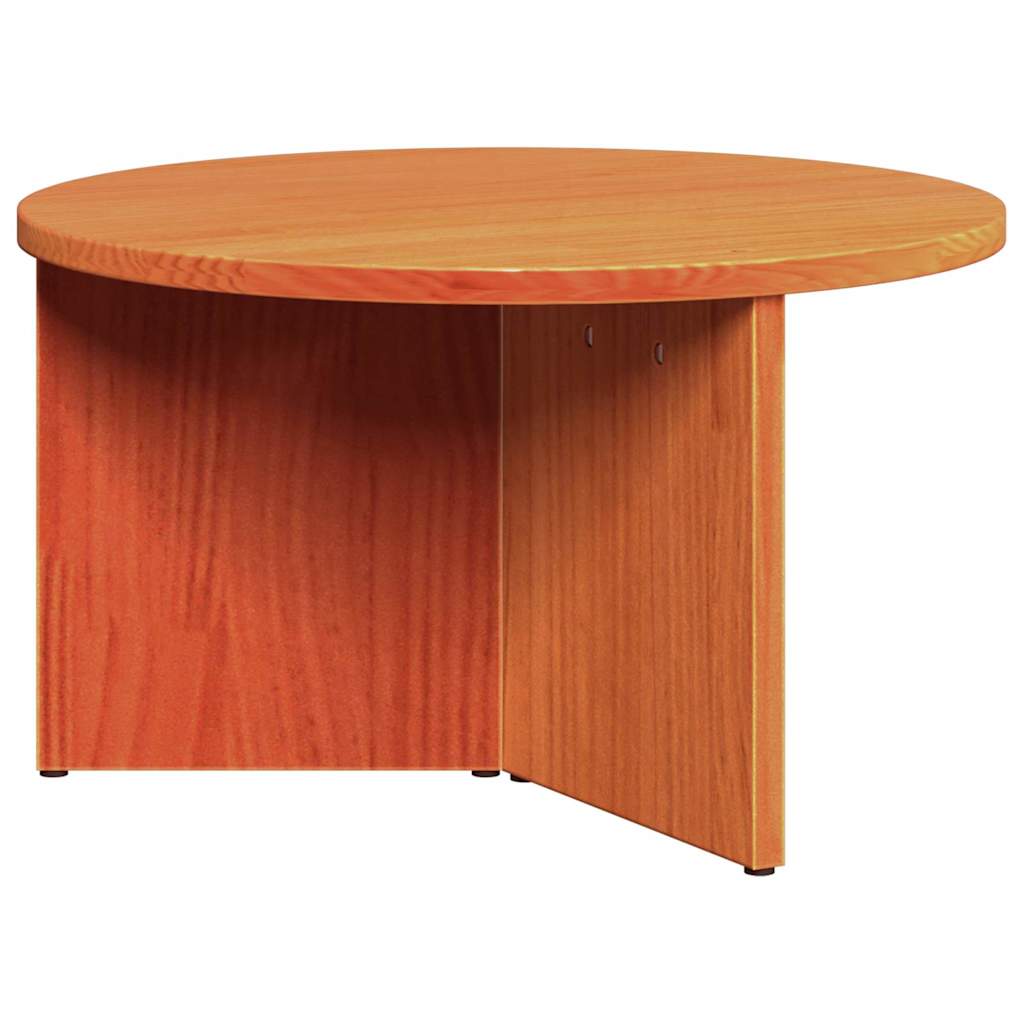 vidaXL Couchtisch 2 pcs Wachsbraun Massivholz Kiefer