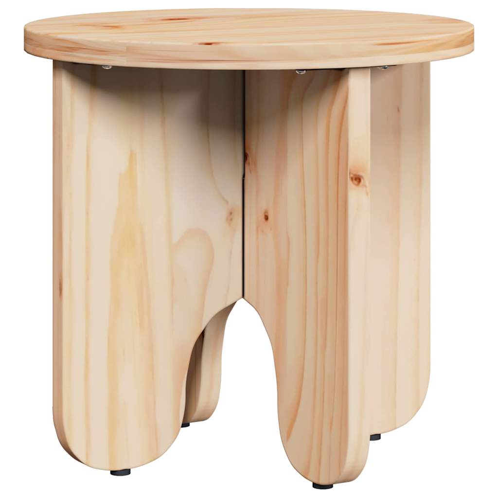vidaXL Couchtisch 2 pcs Natur Massivholz Kiefer