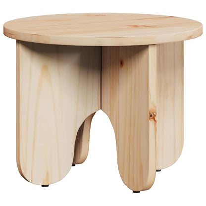 vidaXL Couchtisch 2 pcs Natur Massivholz Kiefer