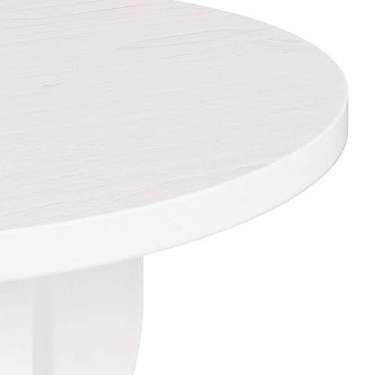 vidaXL Couchtisch Weiß 39,5 x 39,5 x 53,5 cm Massivholz Kiefer