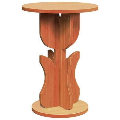 vidaXL Couchtisch Wachsbraun 39,5 x 39,5 x 53,5 cm Massivholz Kiefer