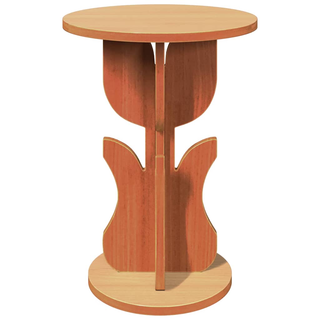 vidaXL Couchtisch Wachsbraun 39,5 x 39,5 x 53,5 cm Massivholz Kiefer