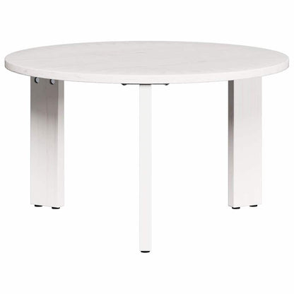 vidaXL Couchtisch 2 pcs Weiß Massivholz Kiefer