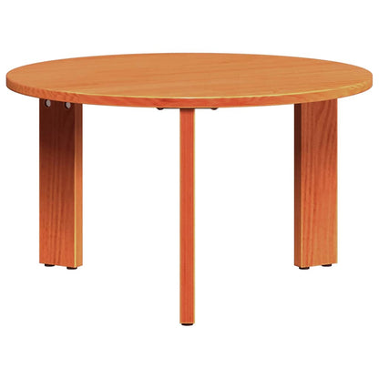 vidaXL Couchtisch 2 pcs Wachsbraun Massivholz Kiefer