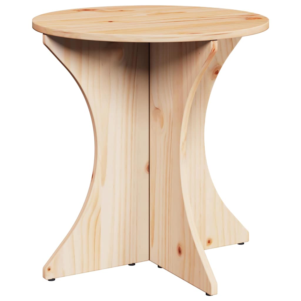 vidaXL Couchtisch 2 pcs Natur Massivholz Kiefer