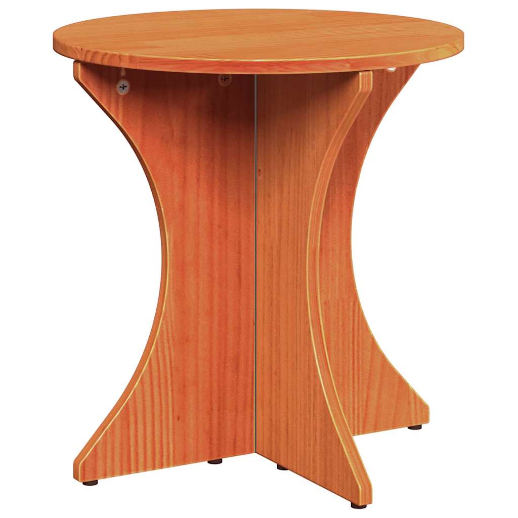 Couchtisch 3 pcs Wachsbraun