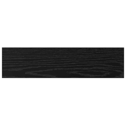 vidaXL Regalbrett 4 pcs Schwarz 40 x 10 x 1,5 cm Holzwerkstoff