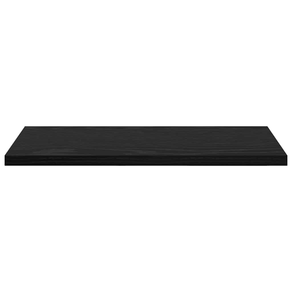 vidaXL Regalbrett 4 pcs Schwarz 40 x 20 x 1,5 cm Holzwerkstoff