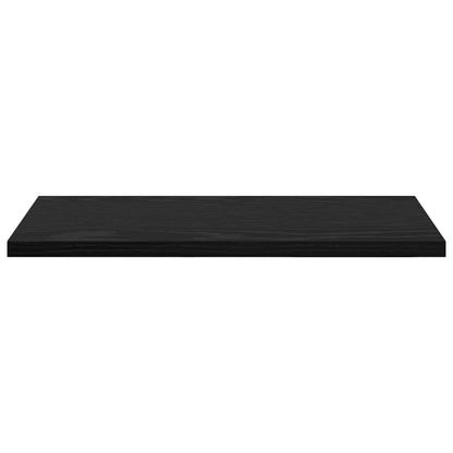 vidaXL Regalbrett 4 pcs Schwarz 40 x 20 x 1,5 cm Holzwerkstoff